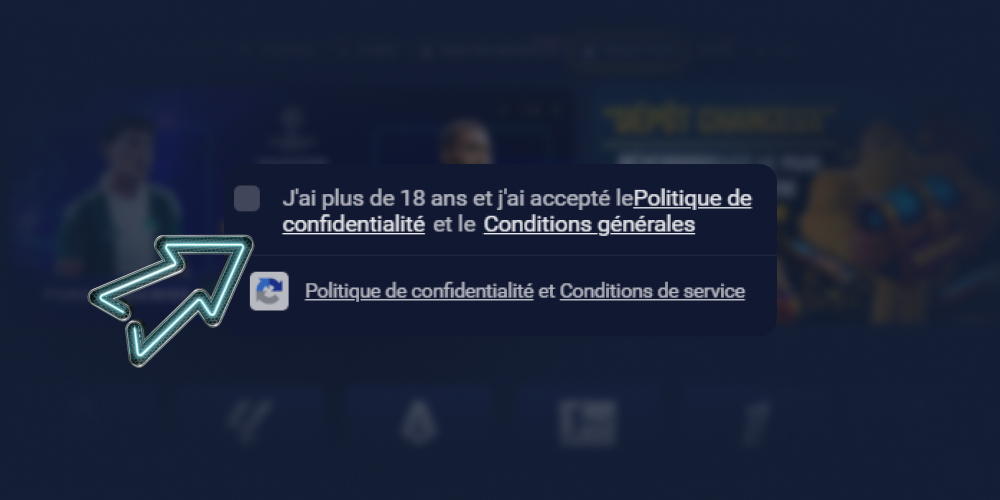 accepter les termes et conditions