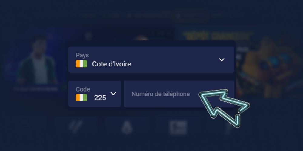 Entrez le numéro de téléphone